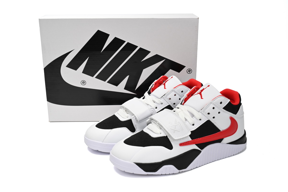 Travis Scott x Jordan Cut The Check Nice Kicks Black White Red FZ8117-407