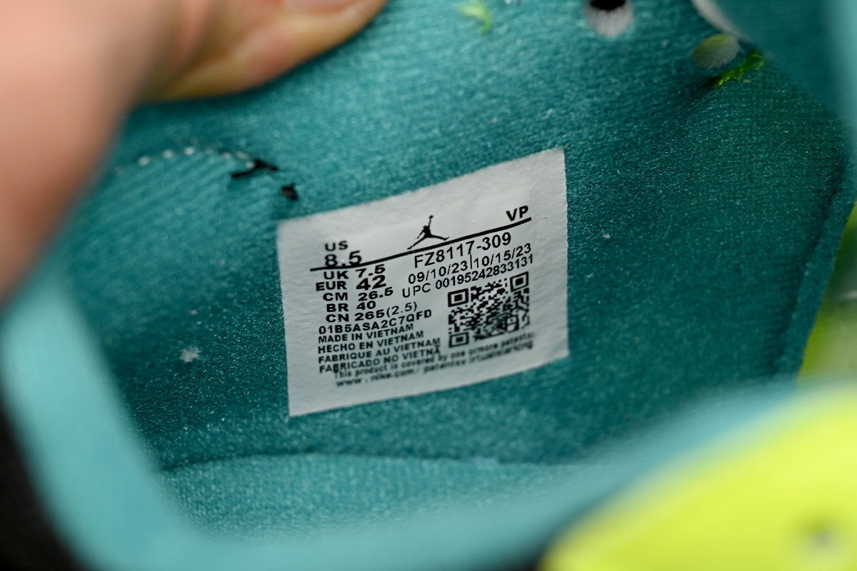 Travis Scott x Jordan Cut The Check Nice Kicks Fluorescent Green FZ8117-309