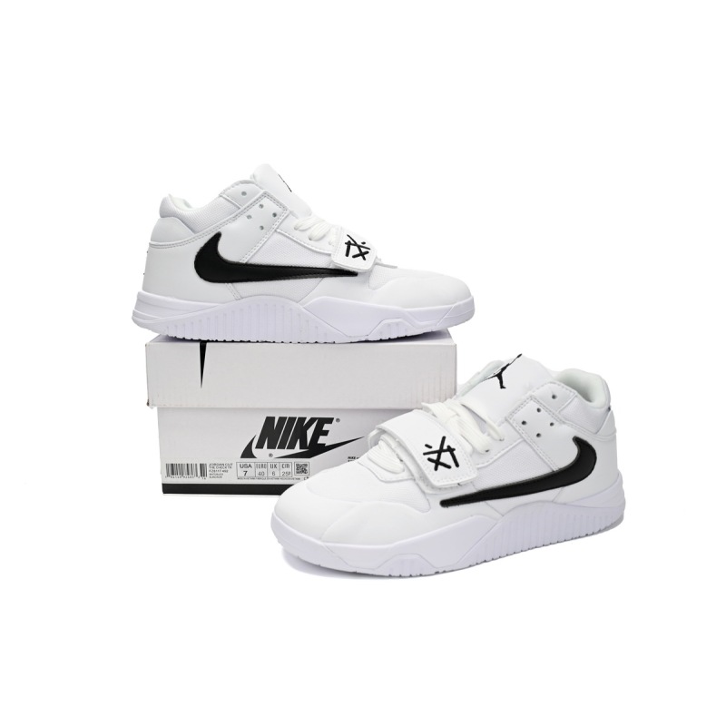 Travis Scott x Jordan Cut The Check Nice Kicks White Black FZ8117-492