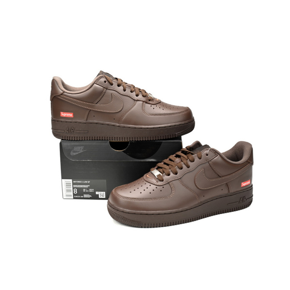 LJR Batch Nike Air Force 1 Low Supreme Baroque Brown CU9225-200