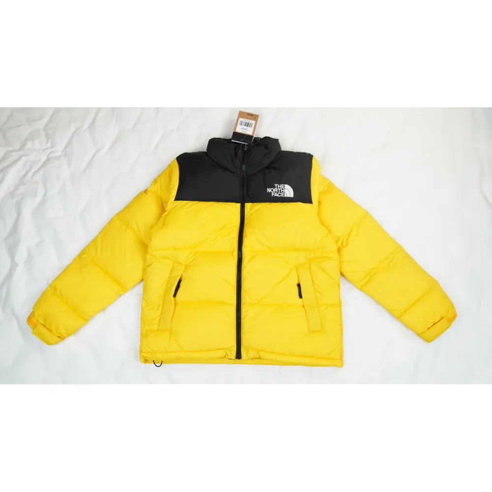 the north face 1996 splicing yellow and black