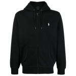 Polo Ralph Lauren Men's Double Knit Full-Zip Hoodie Sweatshirt Black