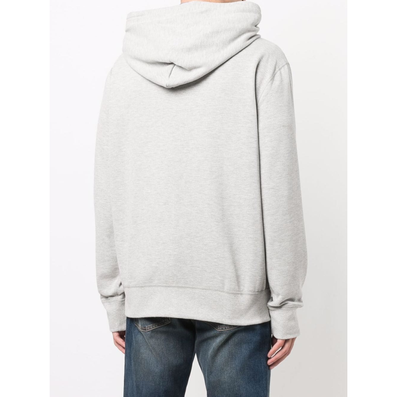 Polo Ralph Lauren Men's Double Knit Full-Zip Hoodie Sweatshirt Grey 