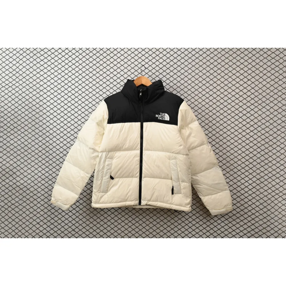 the north face 1996 splicing white and milky white