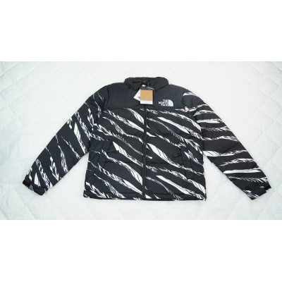 The North Face Splicing White And Black Zebra 01