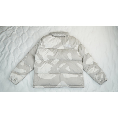 The North Face x Kaws Splicing White And XX white Down Jacket 02