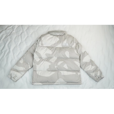 The North Face x Kaws Splicing White And XX white Down Jacket 02