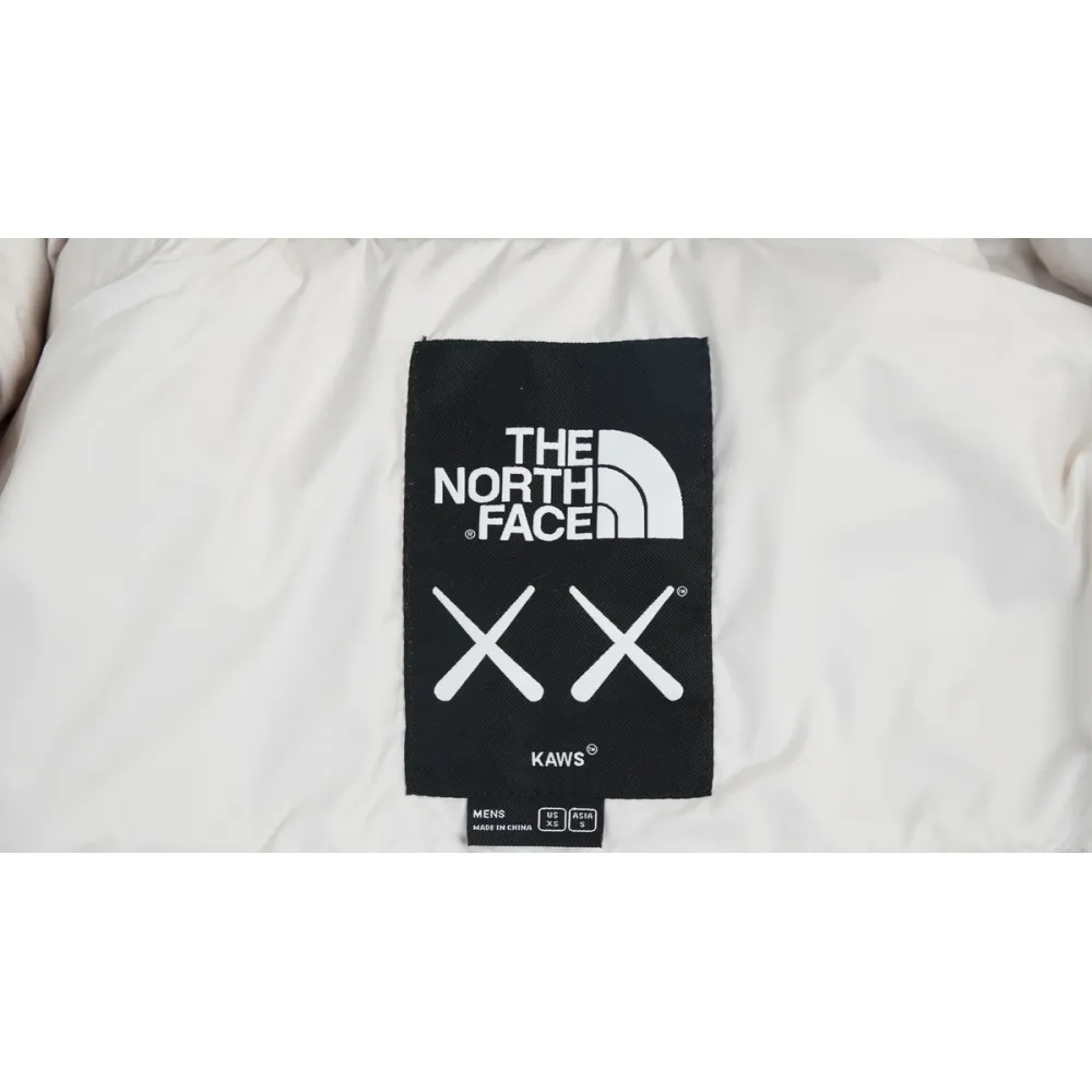 the n0*h F**e splicing white and xx white down jacket