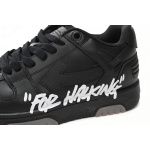 PK God Batch OFF-WHITE Out Of Office OOO "For Walking" Low Tops Black White OMIA18 9S21LEA00 41001