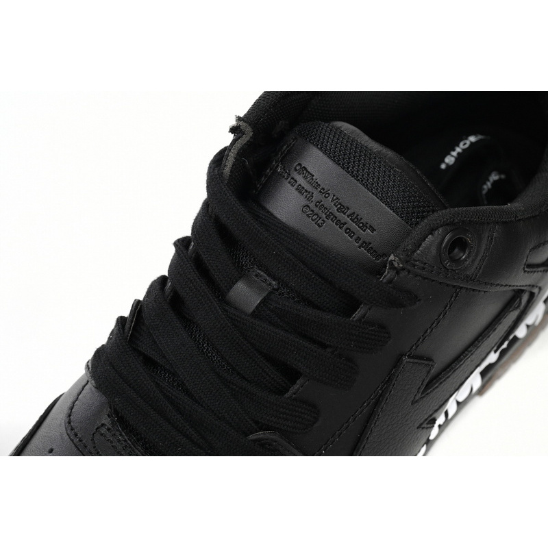 PK God Batch OFF-WHITE Out Of Office OOO "For Walking" Low Tops Black White OMIA18 9S21LEA00 41001