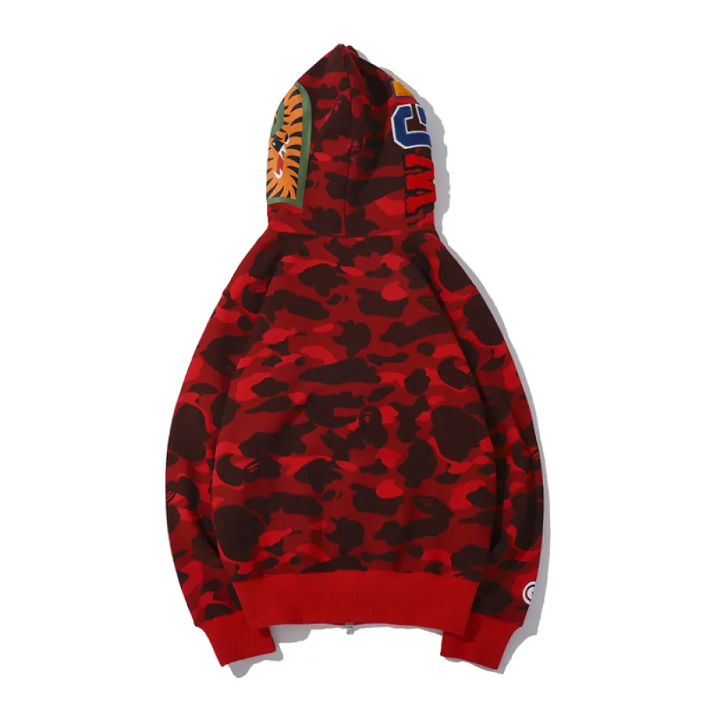 BAPE classic thin velvet hoodie