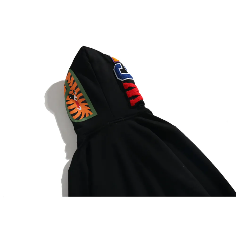 bape double hood camouflage hoodie