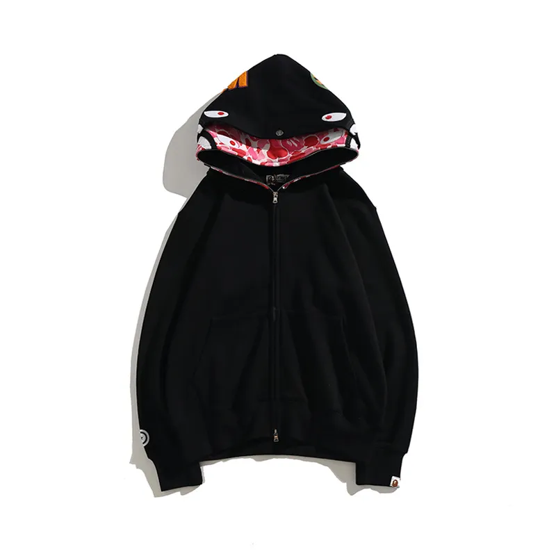 BAPE double hood camouflage hoodie