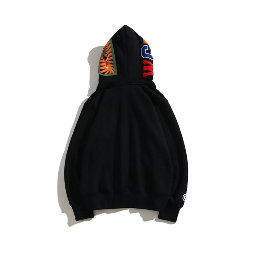 BAPE double hood camouflage hoodie