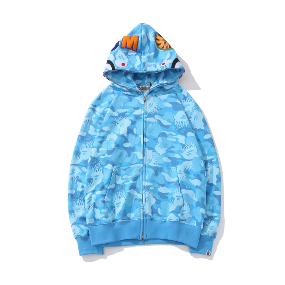 BAPE Flame Camouflage Hoodie