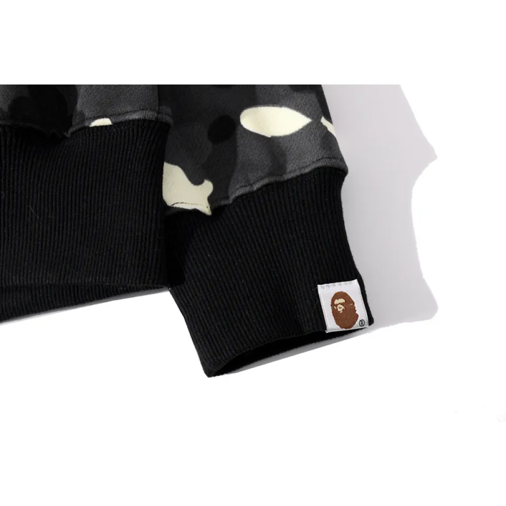 bape luminous spot camouflage hoodie
