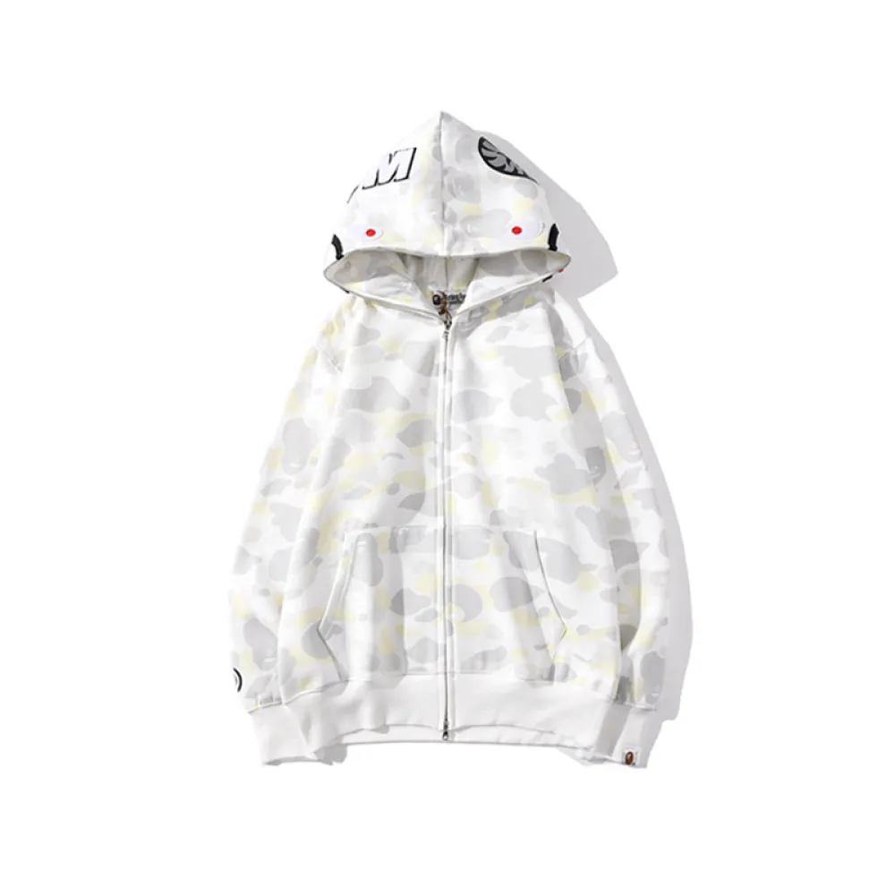 bape luminous spot camouflage hoodie