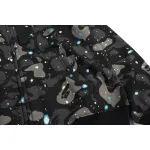 BAPE luminous starry sky hoodie black & white