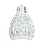 BAPE luminous starry sky hoodie black & white