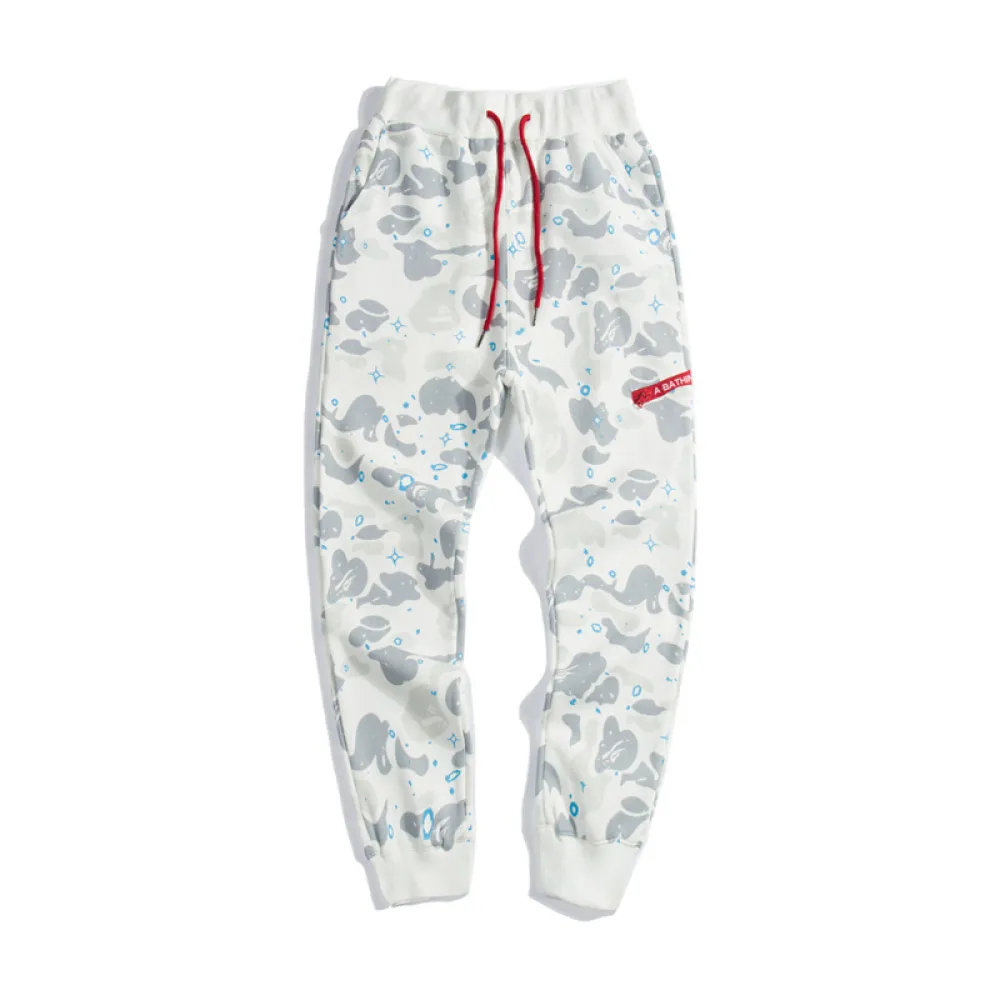 BAPE luminous starry sky trousers