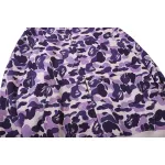 BAPE Purple Camouflage Hooded Hoodie