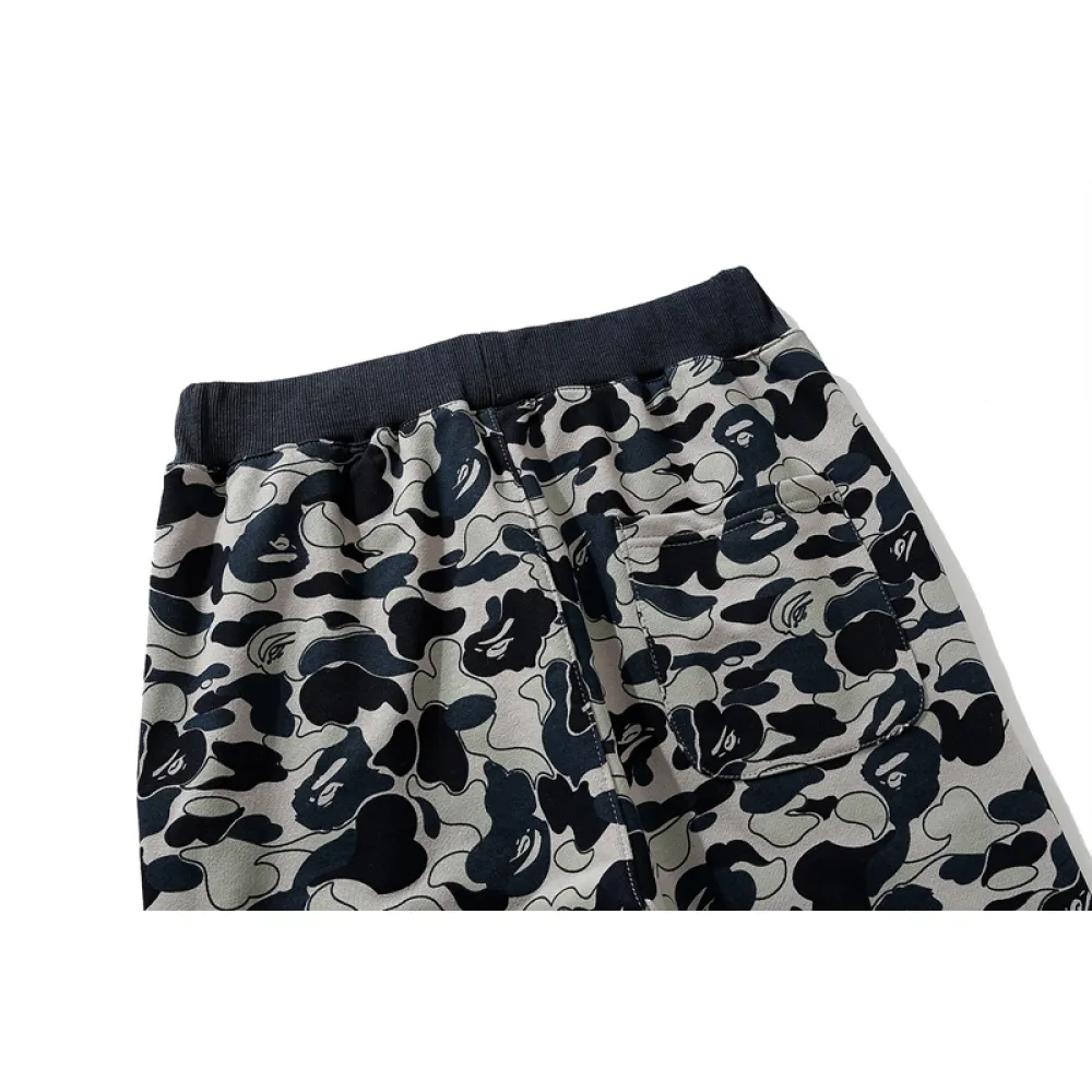 bape shark head cookie camouflage shark trousers