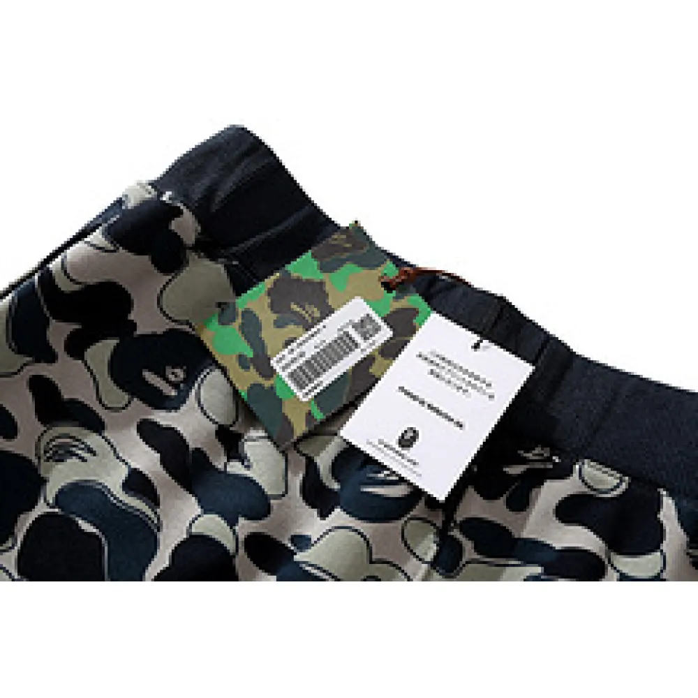 bape shark head cookie camouflage shark trousers