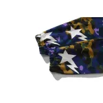 BAPE shark head star camouflage trousers