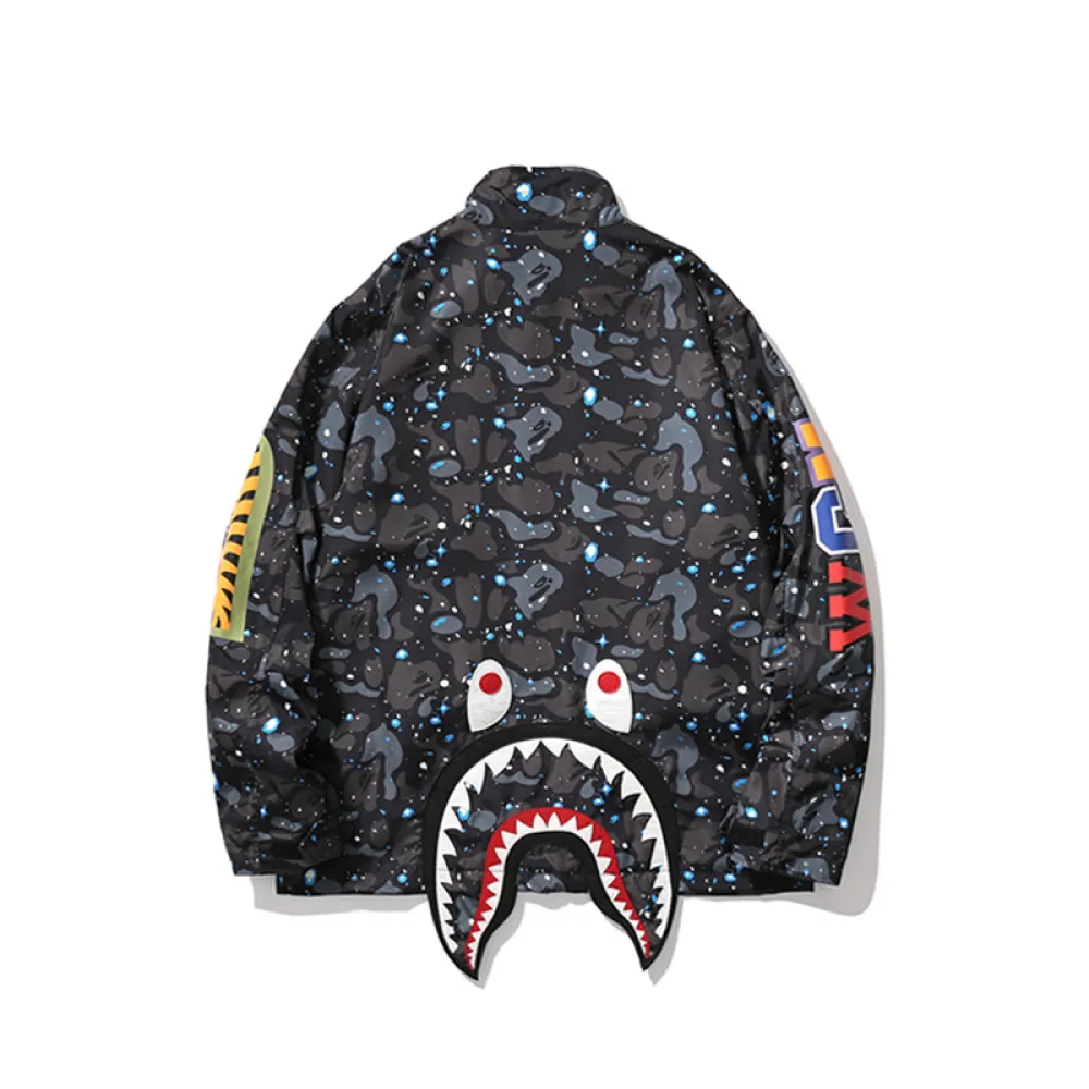 BAPE Shark Starry Sky Windbreaker