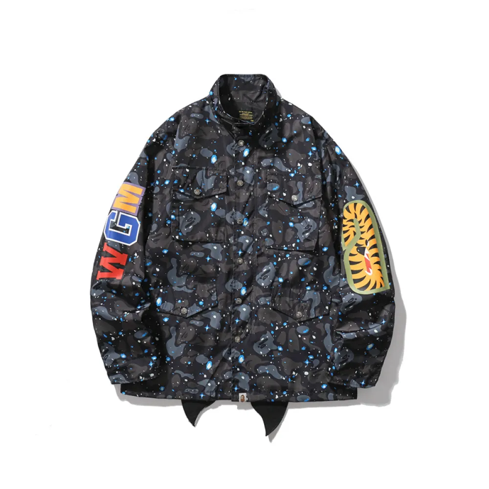 BAPE Shark Starry Sky Windbreaker