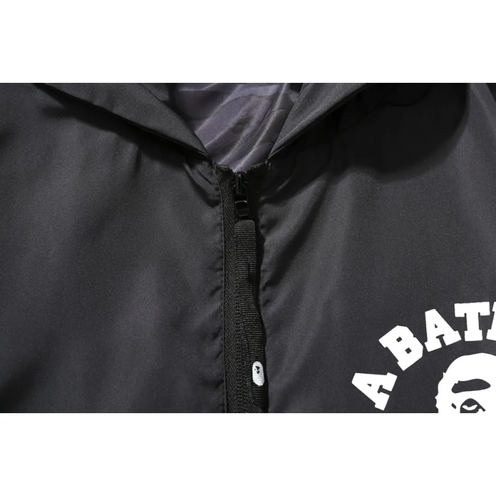 BAPE Trench Coat Black