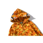 BAPE x PUBG joint model PlayerUnknown's Battlegrounds orange camouflage Hoodie