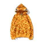 BAPE x PUBG joint model PlayerUnknown's Battlegrounds orange camouflage Hoodie