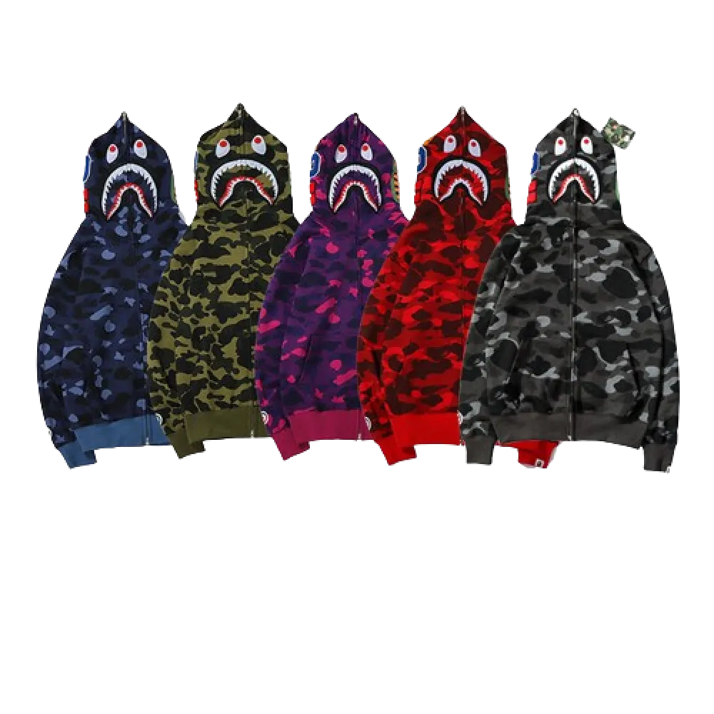 bape classic thin velvet hoodie