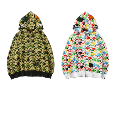 BAPE Dinosaur Collaboration Camouflage Hoodie 01