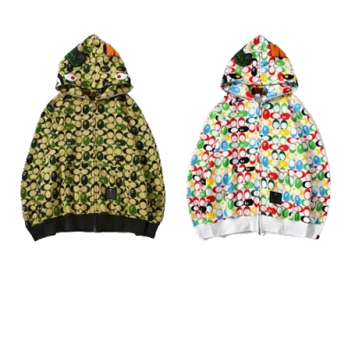 BAPE Dinosaur Collaboration Camouflage Hoodie 01
