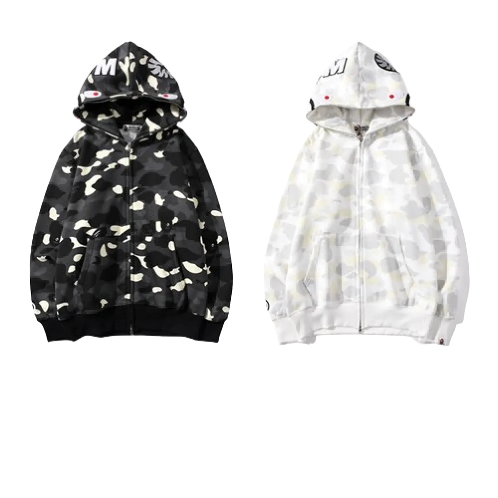 BAPE Luminous Spot Camouflage hoodie