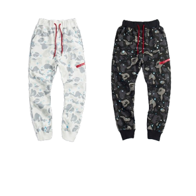 BAPE luminous starry sky trousers 01