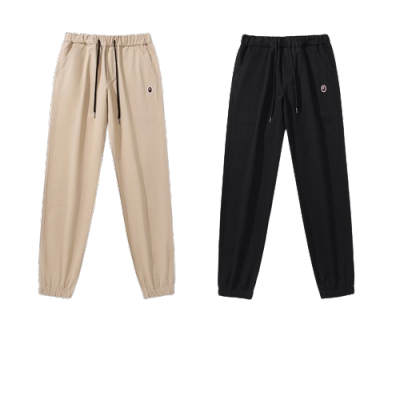 BAPE shark head classic small label ankle casual pants 01