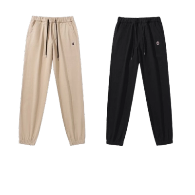 BAPE shark head classic small label ankle casual pants 01