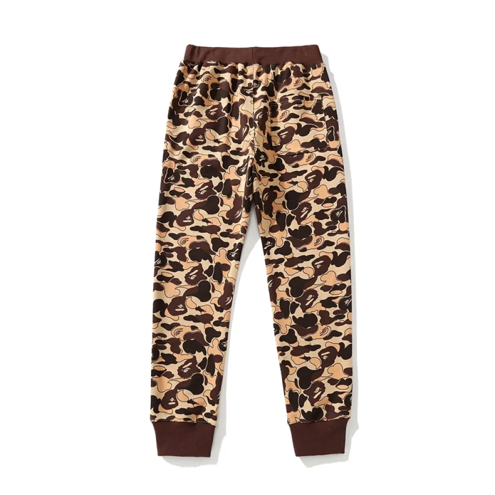 BAPE shark head cookie camouflage shark trousers