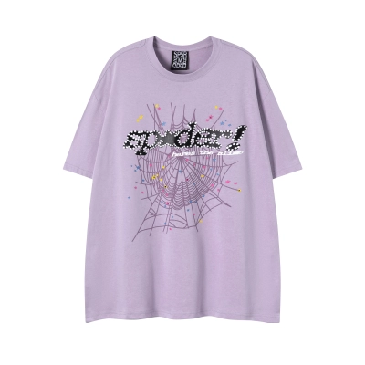 Spider print short sleeve T-shirt 01