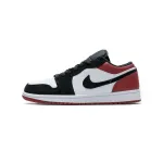 [Sale] Jordan 1 Low Black Toe 553560-116