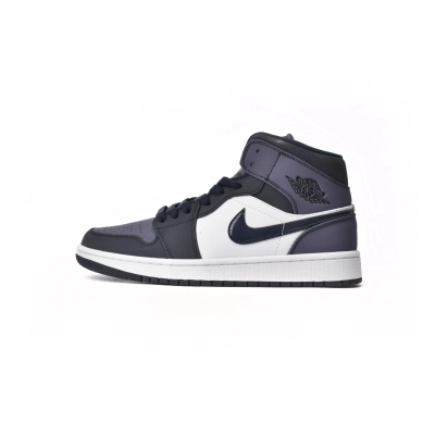 [Sale] Jordan 1 Mid Obsidian Sanded Purple 554724-445 01