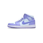 [Sale] Jordan 1 Mid Purple Aqua 554724-500