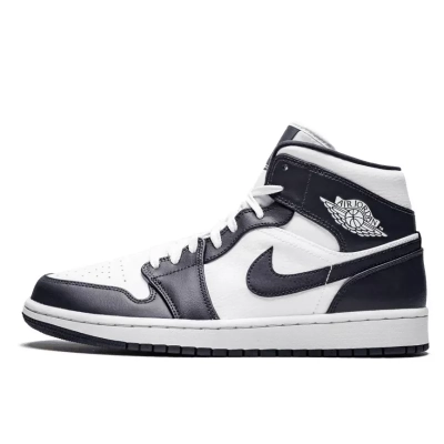 [Sale] Jordan 1 Mid White Metallic Gold Obsidian 554725-174 01