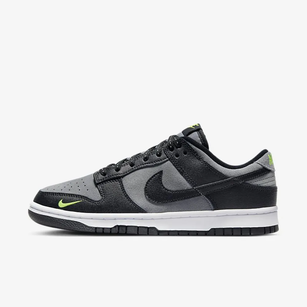 [sale] nike dunk low black gray green fq2205-001