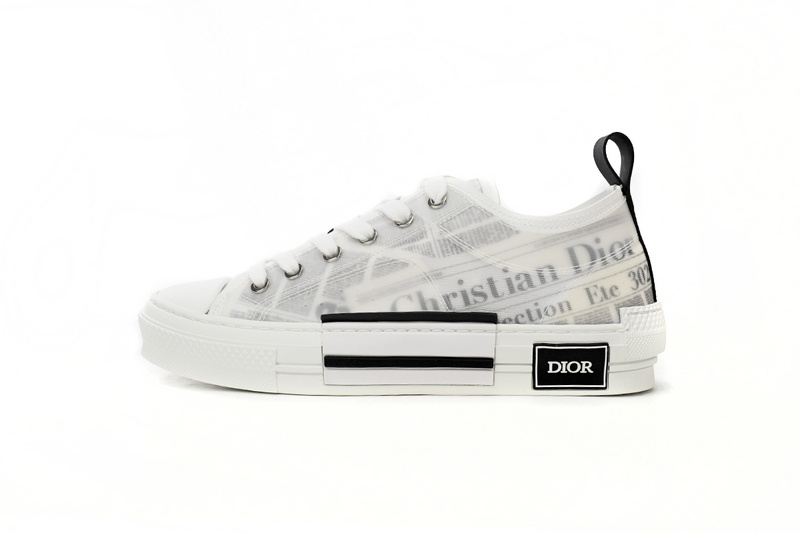 Dior B23 Low Top Daniel Asham Newspaper 3SN249YUO_H069