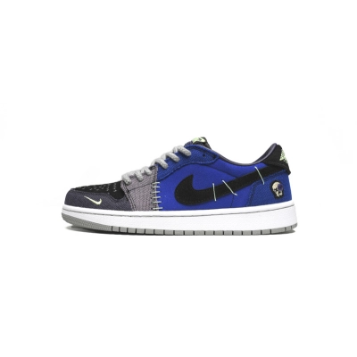 LJR Batch Nike Air Jordan 1 Retro Low OG "Zion Williamson Voodoo" DZ7292-420 01