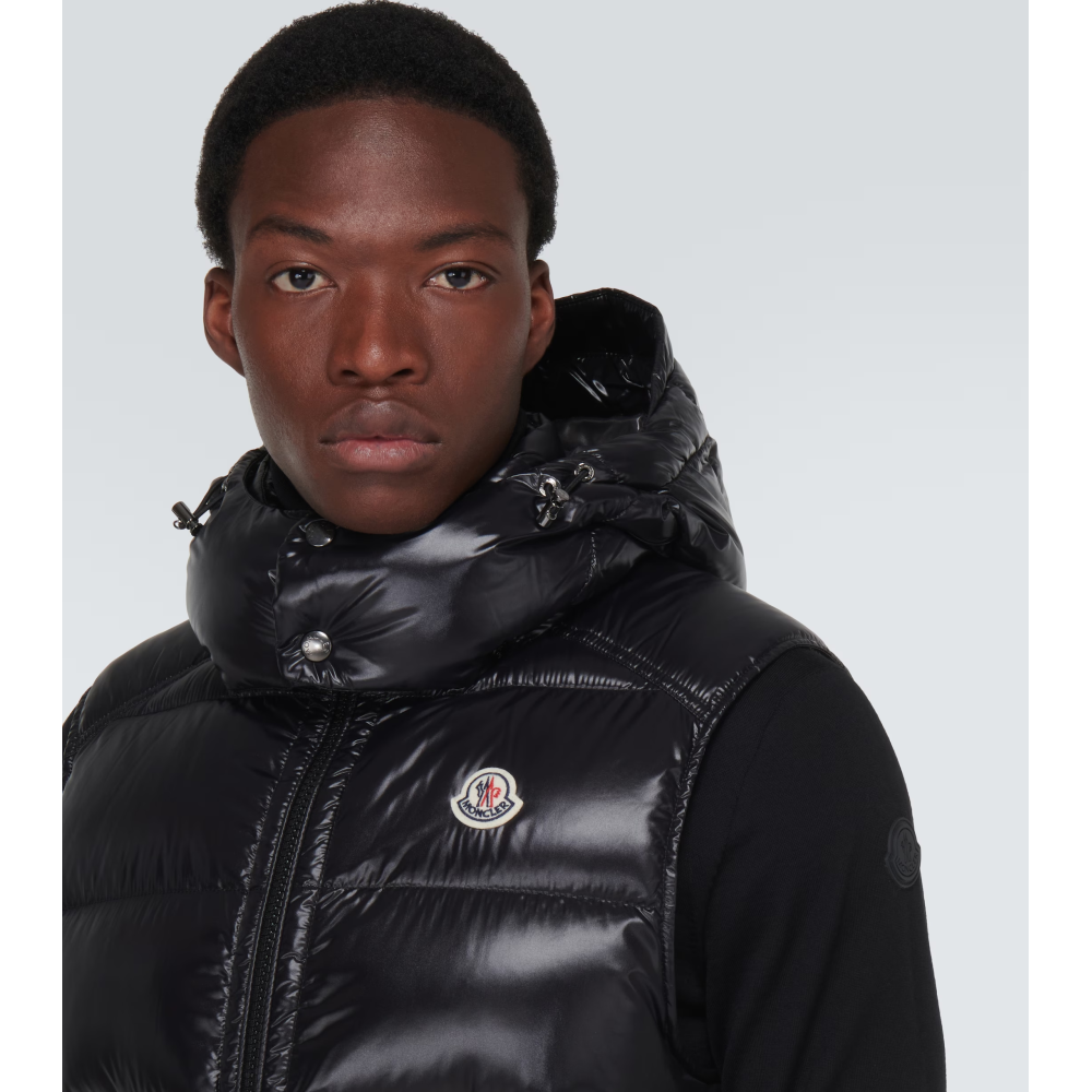 Moncler Bormes Down Vest Black